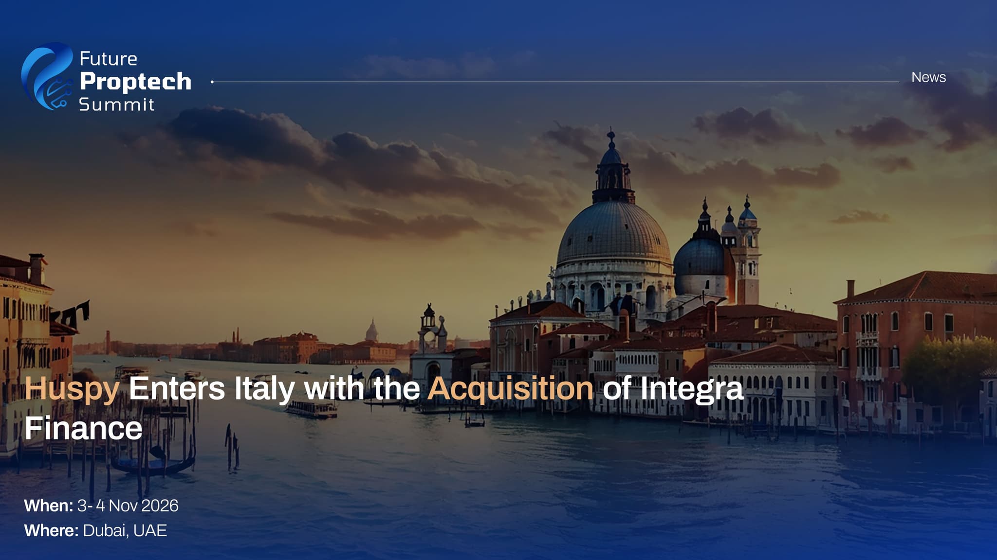 Huspy Enters Italy with the Acquisition of Integra Finance